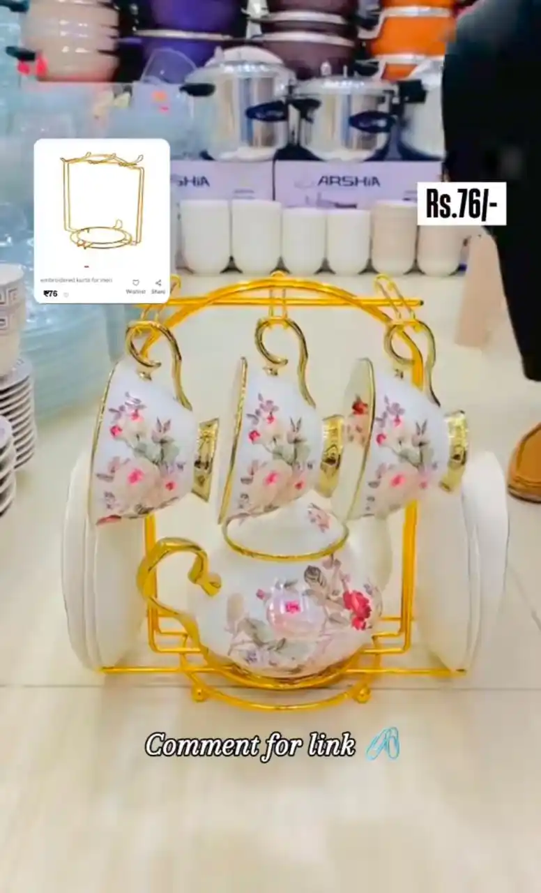 Image from Trending Product: Meesho find beautiful cup holder 🌺😍 **BUY NOW** ⬇️ https://www.wish...