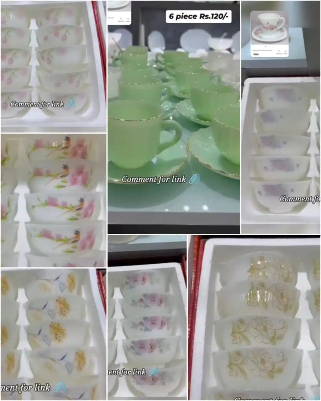 Image from Trending Product: Meesho find beautiful cup set 🌺😍   **BUY NOW** ⬇️ https://www.wishli...