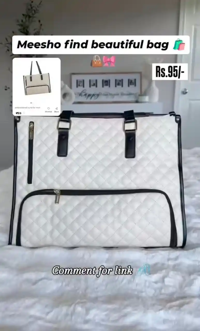 Image from Trending Product: Meesho find beautiful hand bag 👜🥰   **BUY NOW** ⬇️ https://www.wishl...