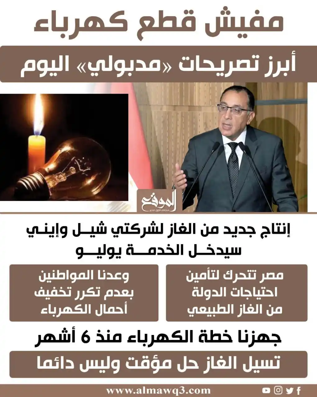 Image from موقع «الموقع»: مفيش قطع كهرباء <a class="text-blue-500 hover:underline cursor-pointe...