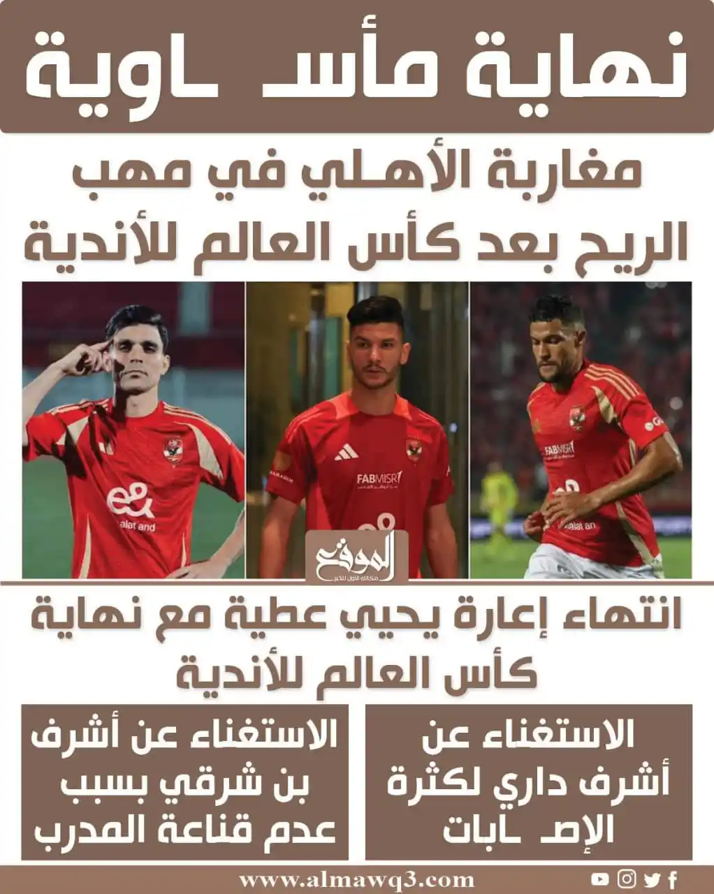 Image from موقع «الموقع»: مغاربة الاهلي في مهب الريح بعد كأس العالم للأندية <a class="text-blue...