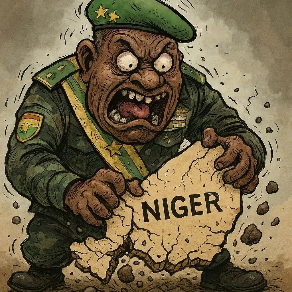 Image from Actualités Brûlantes du Sahel: Niger:  Le grand oral manqué de Tiani : un long  monologue aux accents...