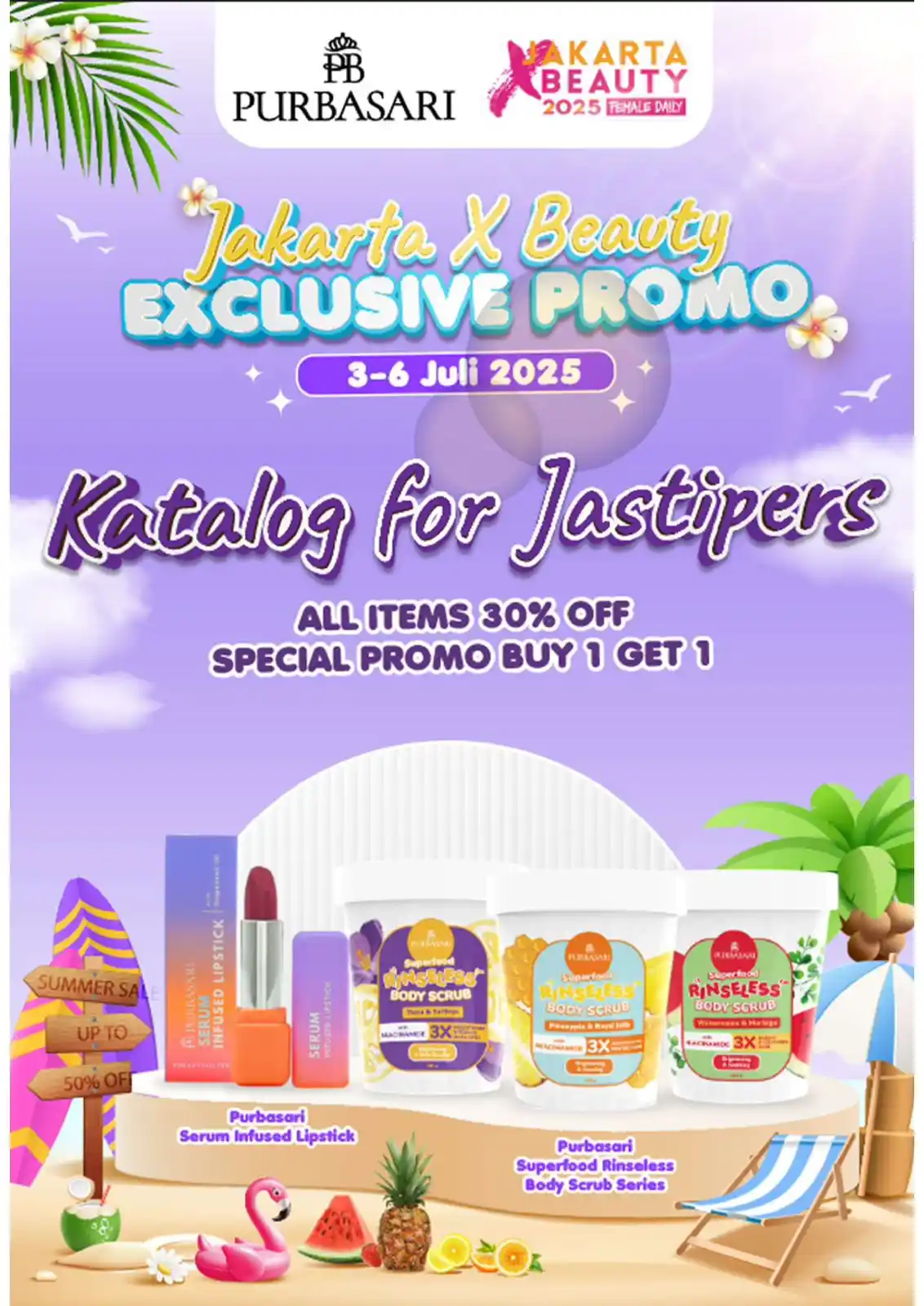 Image from Jastip by GS💫🎀✨ : *PO Purbasari Jkt x Beauty* 📢 _ALL ITEMS 30% OFF_ 📢 _SPECIAL PROMO ...