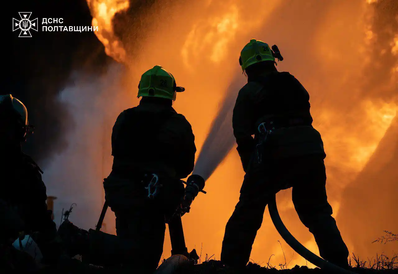 Image from Kyiv Post : Putin’s forces launched a massive attack on Poltava region. Direct str...