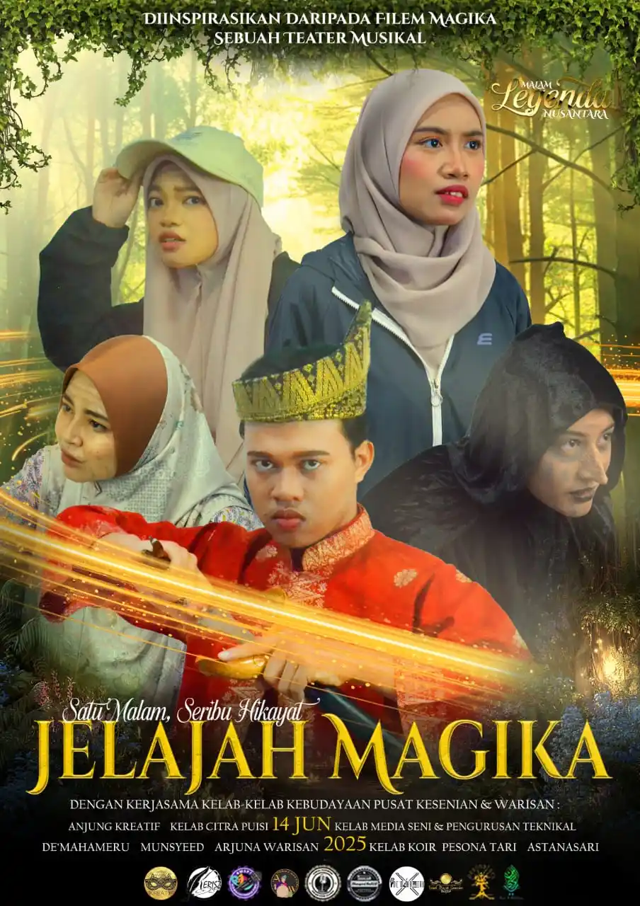 Image from HEBAHAN MPP UniSZA: [TEATER MUZIKAL JELAJAH MAGIKA]   Satu malam sejuta hikayat. Sebuah ma...