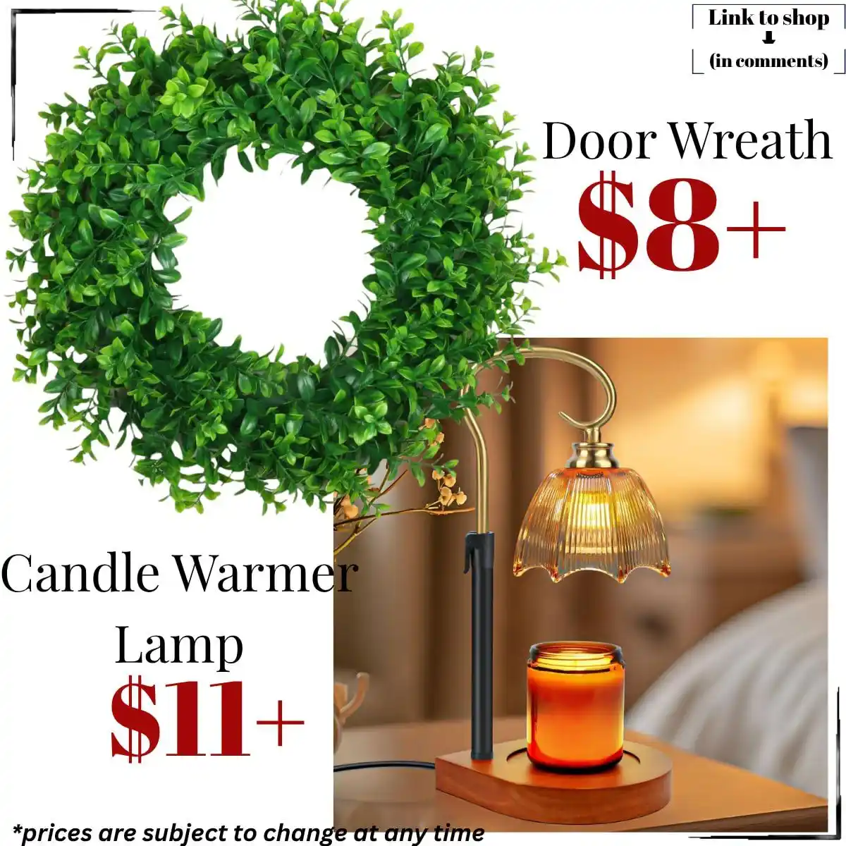 Image from Smart Savers Unite - Deals & Updates: Add charm to your space without breaking the bank! Snag a lush door wr...