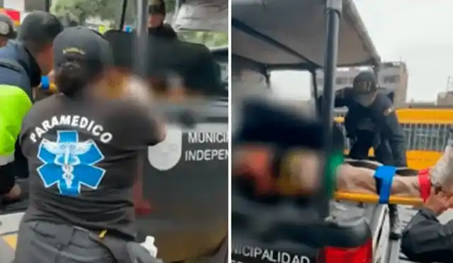 Image from La República : 🚨 😢 *Adulta mayor queda en UCI tras caerle poste en la cabeza en est...