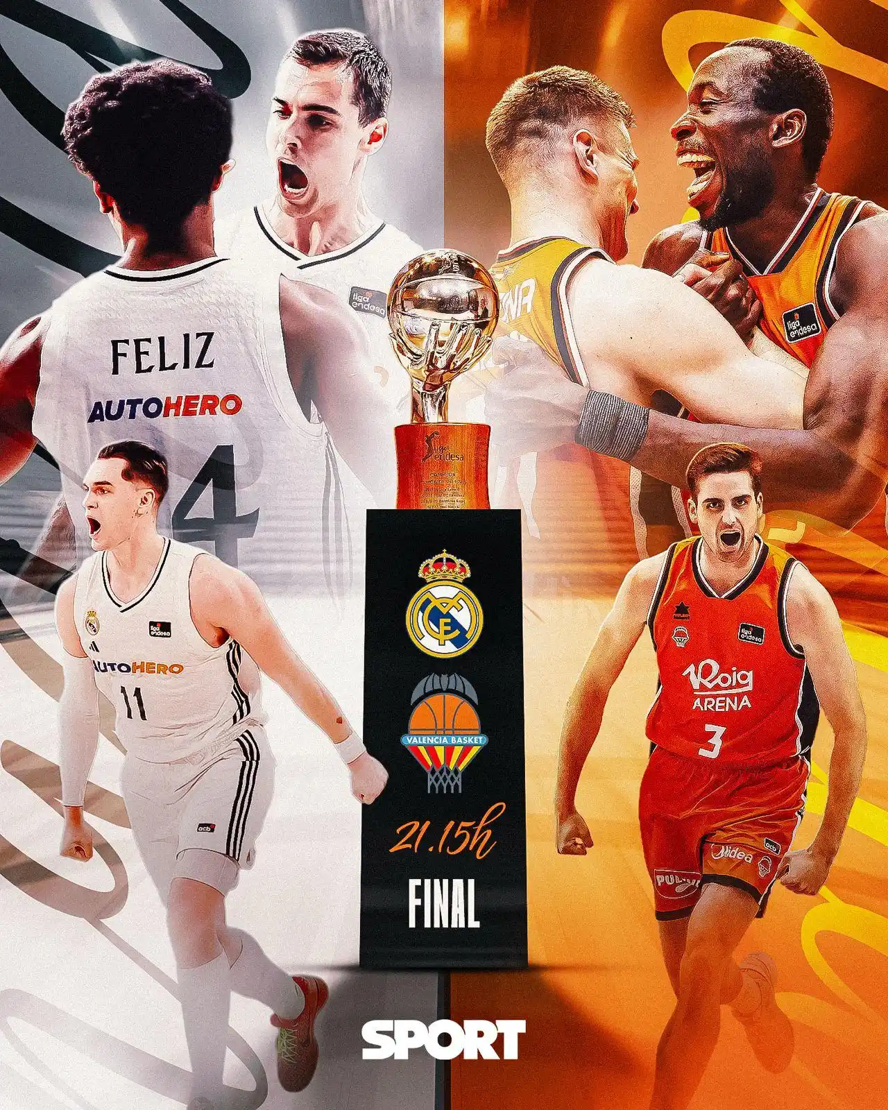 Image from Diario SPORT: 🏆⚔️ Arranca la final de la Liga Endesa ⚔️🏆  🔝 Los dos mejores equip...