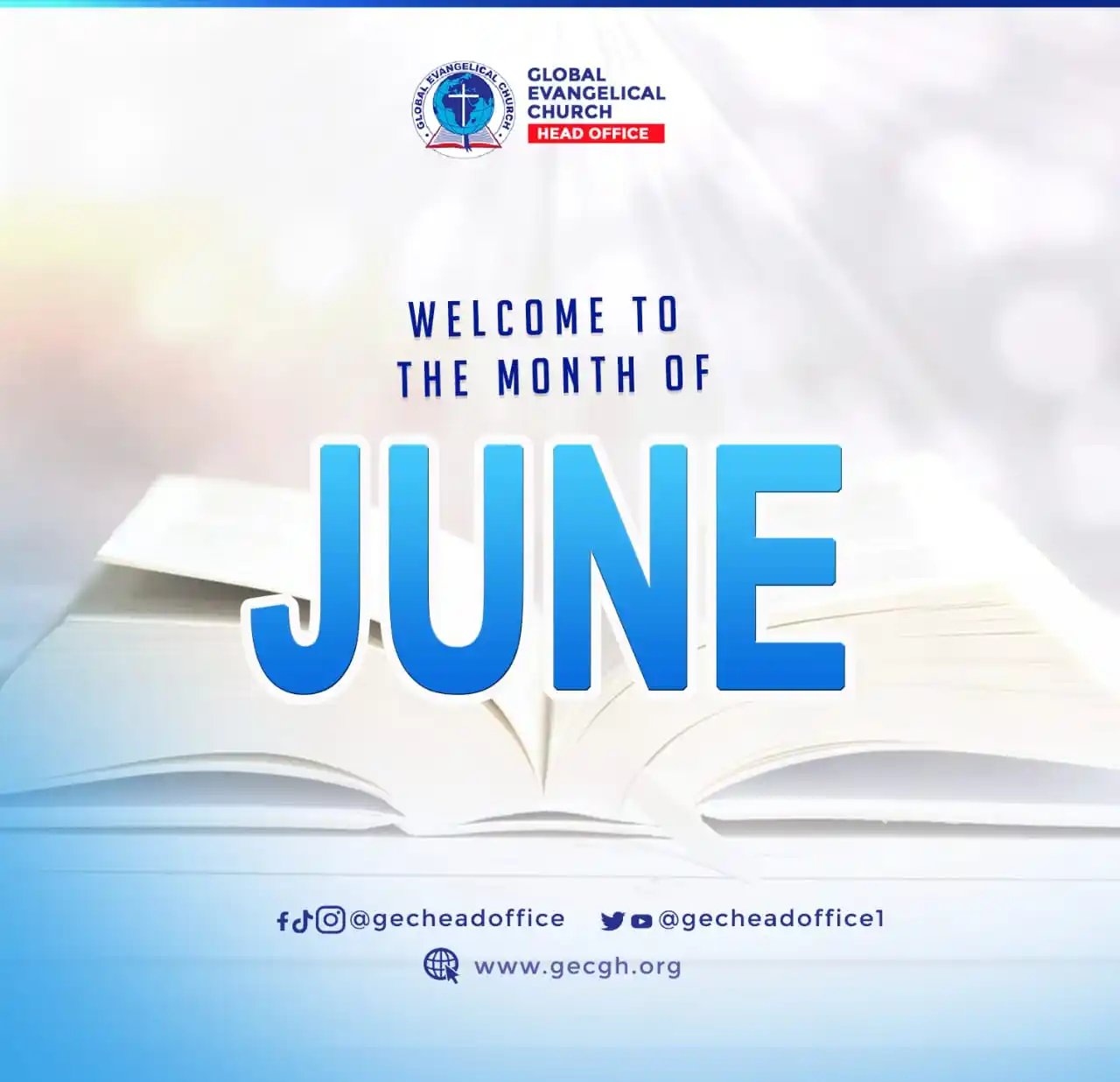Image from Global Evangelical Church Head Office : As we step into June, let us remember the timeless words of 2 Timothy ...