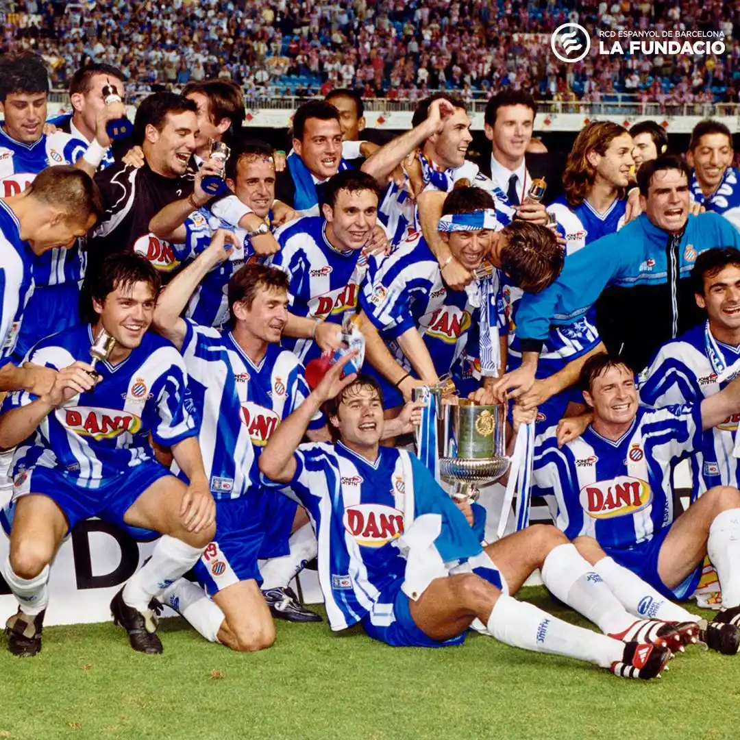Image from RCD Espanyol de Barcelona: 🏆 Avui, fa 25 anys, vam ser campions de Copa a Mestalla per tercera v...