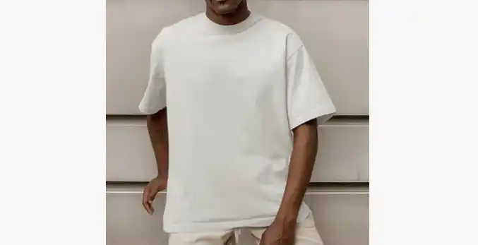 Image from Ofertas Mundo Conectado: **Camiseta Oversized Masculina Algodão Streetwear Lisa Premium, por R$...