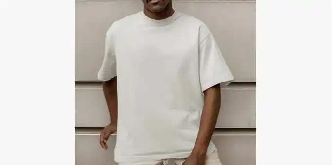 Image from Ofertas Mundo Conectado: **Camiseta Oversized Masculina Algodão Streetwear Lisa Premium por R$2...