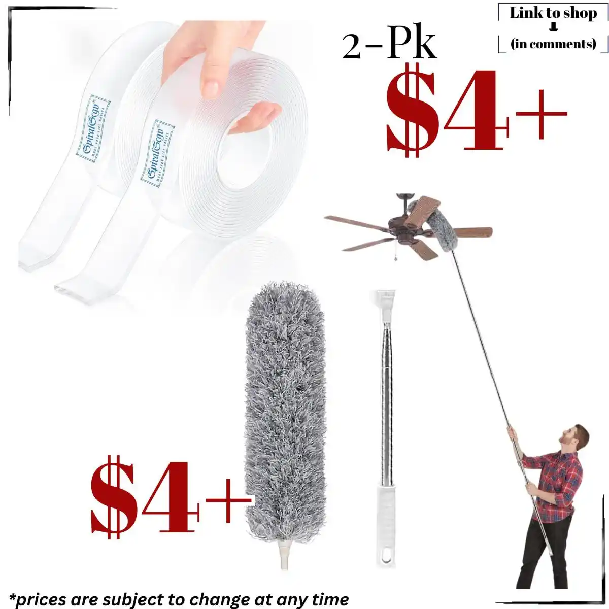 Image from Smart Savers Unite - Deals & Updates: Cleaning and organizing just got easier and cheaper! Grab a 2-pack of ...