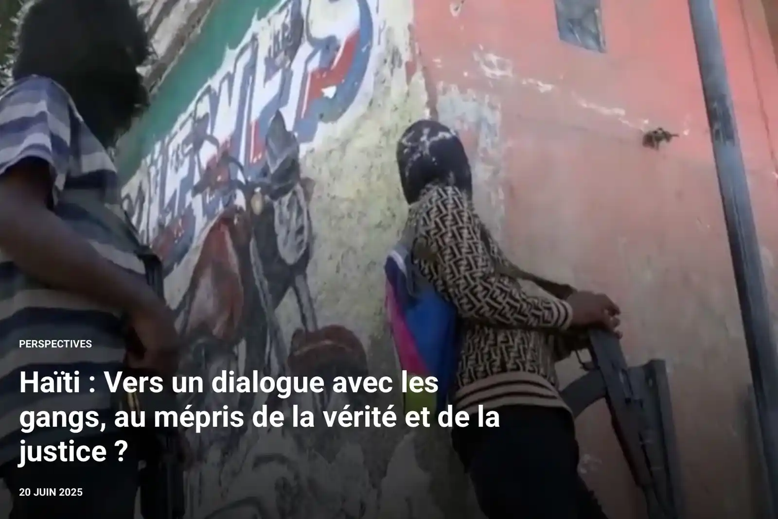 Image from AlterPresse/AlterRadio: En Haïti, l’idée d’un dialogue avec les gangs, sans justice ni vérité,...