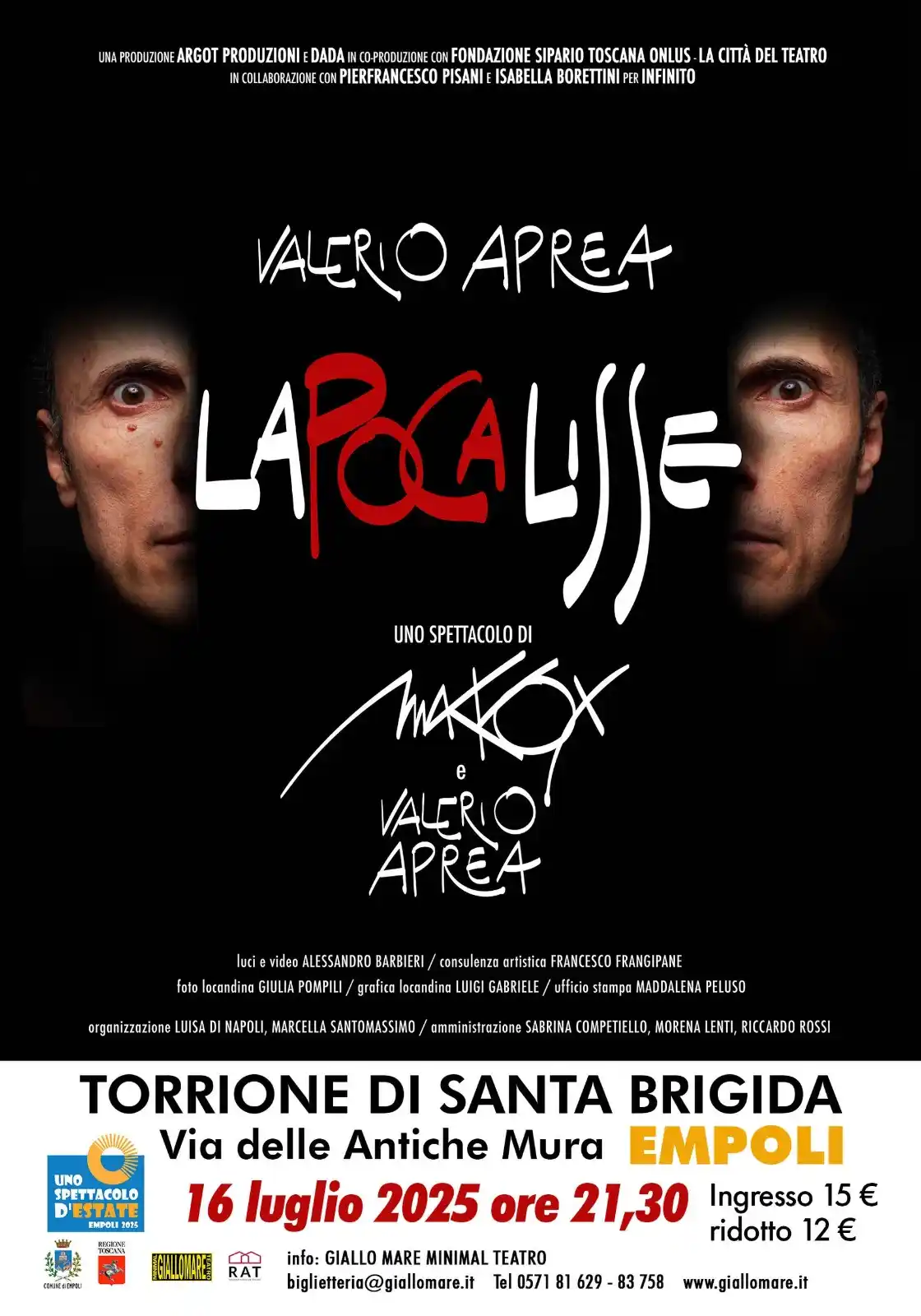 Image from Comune di Empoli: 🎭 *Giallo Mare protagonista di "Che spettacolo d’estate"* _Gene Gnocc...