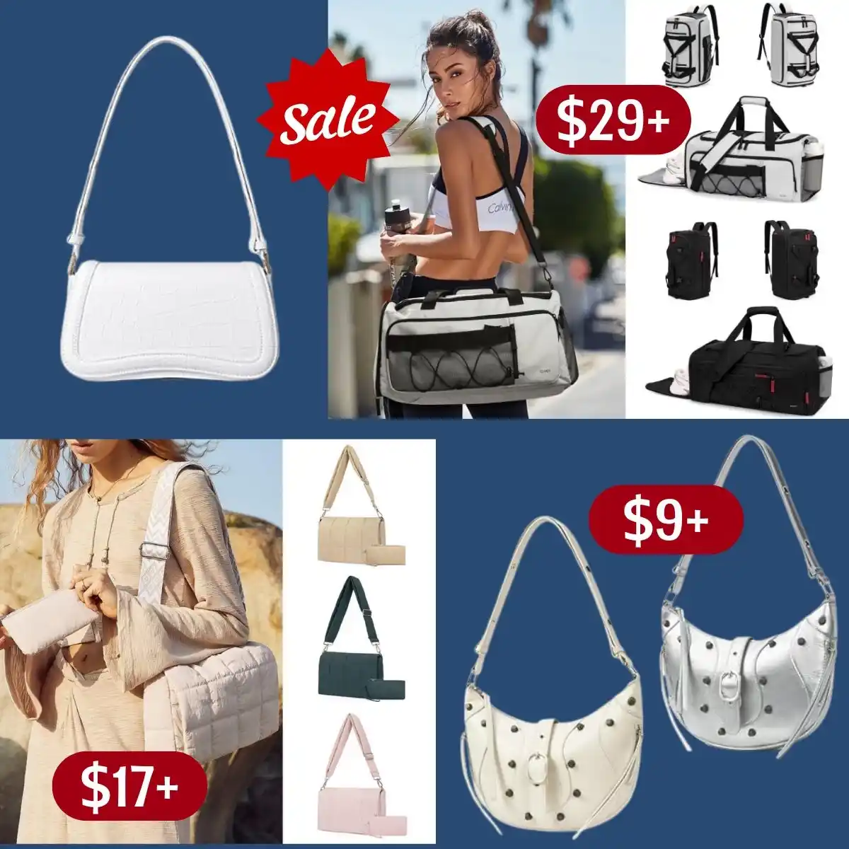 Image from Smart Savers Unite - Deals & Updates: Great deals on women's shoulder bags & gym duffle bags!! https://smart...