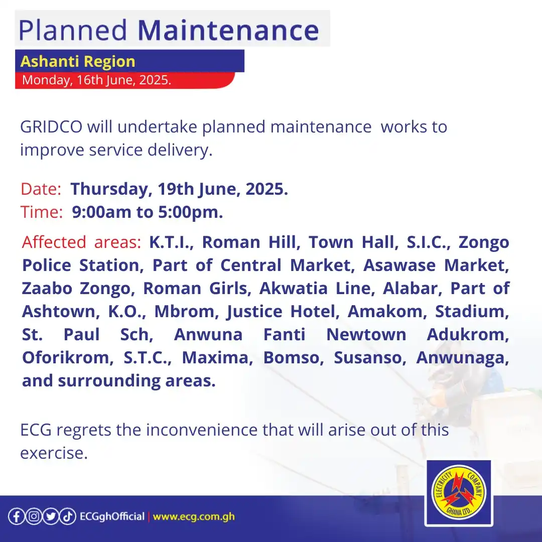 Electricity Company Of Ghana (ECG) post