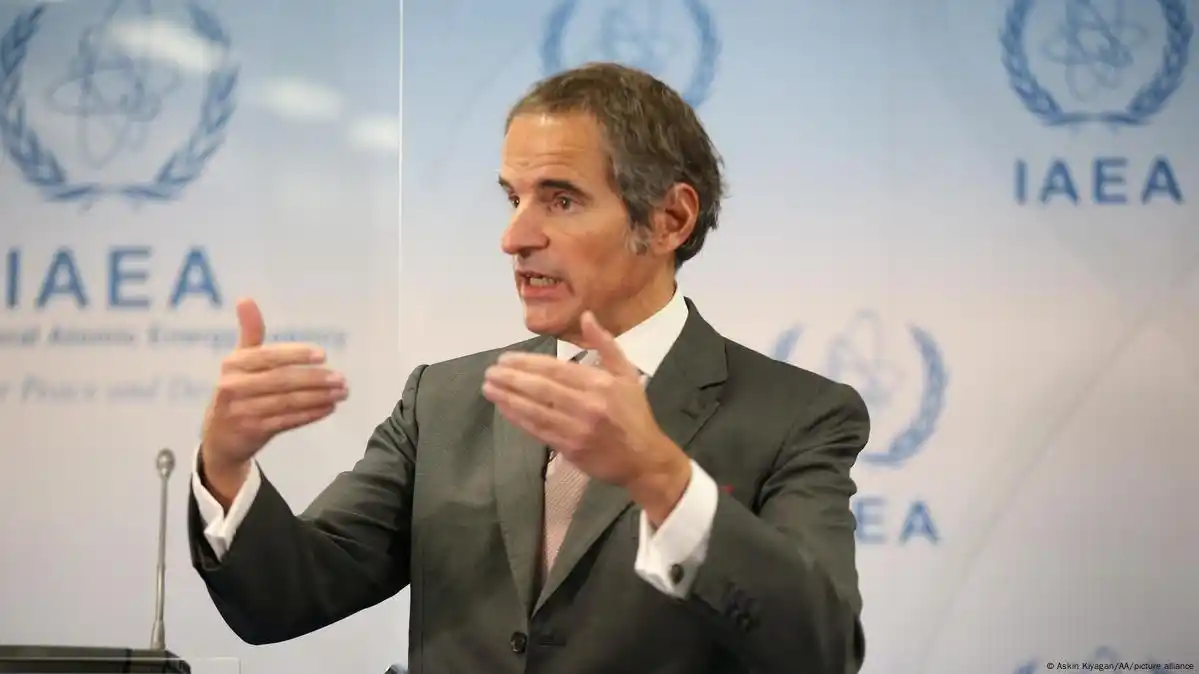 Image from Radio Sudamericana: *⭕️🇮🇷 IRÁN AMENAZÓ AL ARGENTINO RAFAEL GROSSI, JEFE DE LA AGENCIA DE...