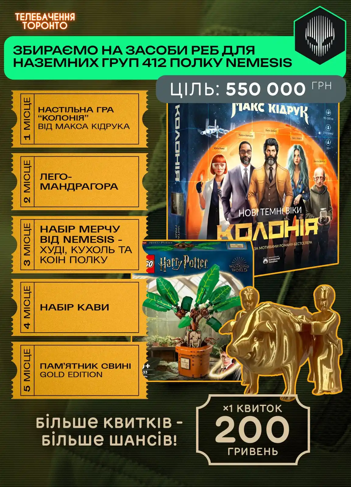 Image from Телебачення Торонто: Любі друзі! Цього тижня збираємо на засоби РЕБ для наземних груп 412 п...