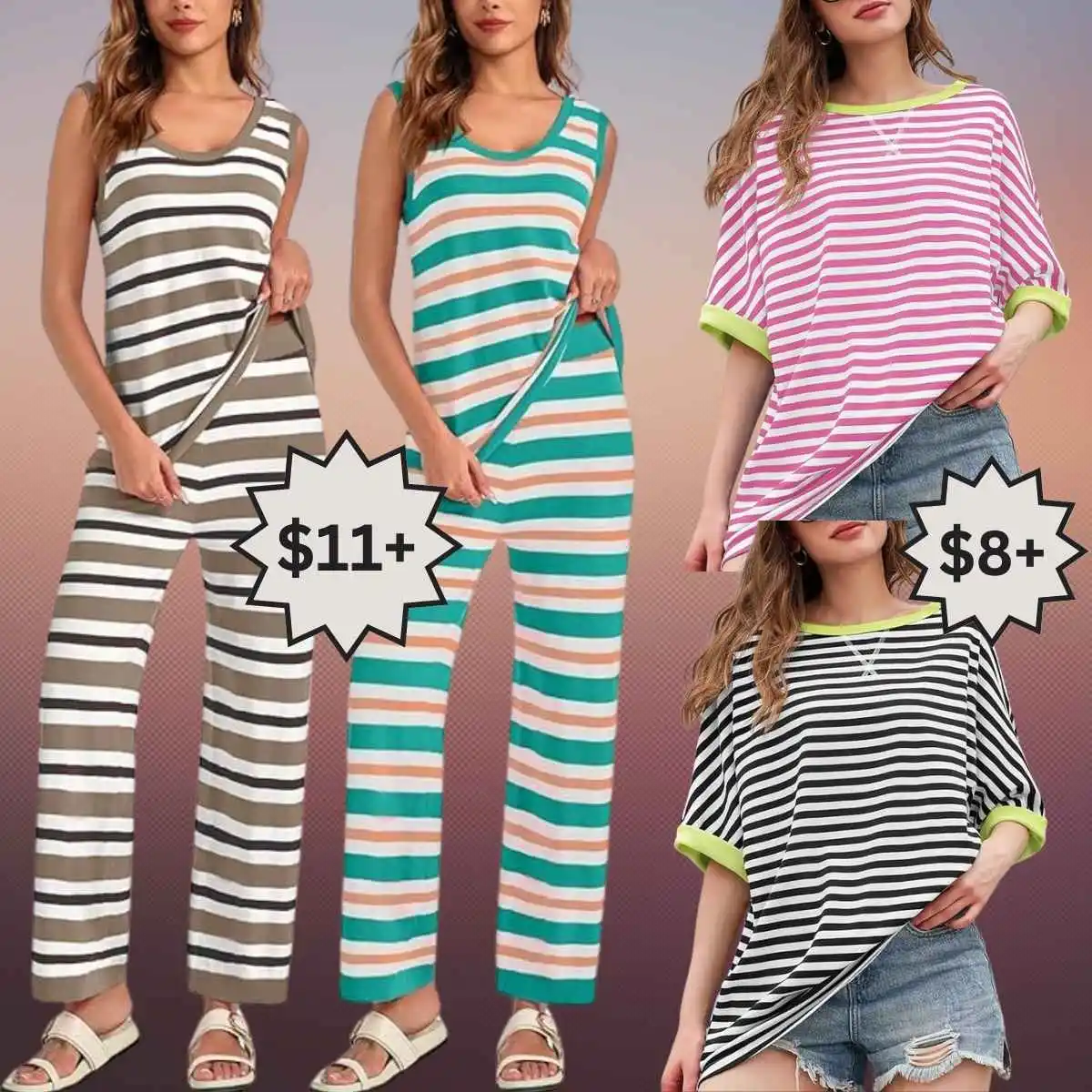 Image from Smart Savers Unite - Deals & Updates: 🩵🩷💛Make this summer colorful and stylish. These color block tees at...
