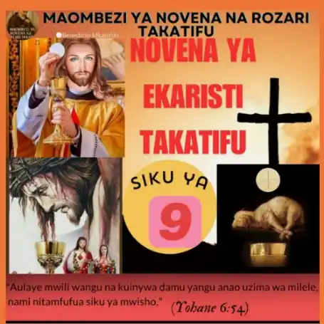 Image from DIVINE RETREAT UPDATES AND PRAYERS: *MAOMBEZI YA NOVENA NA ROZARI TAKATIFU ·* *NOVENA YA EKARISTI TAKAT...