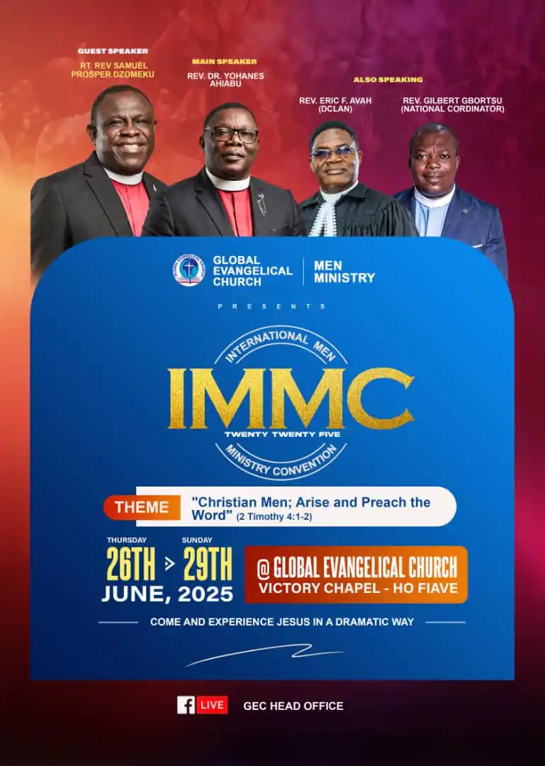 Image from Global Evangelical Church Head Office : Meeeen! Action! Join  us this  June for a mega convention like never b...