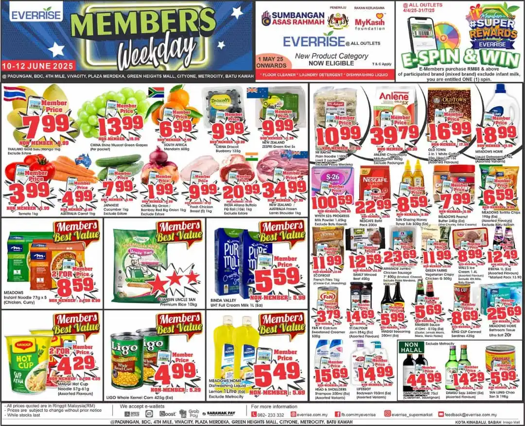 Image from Everrise: 🛒🌟 MEMBERS WEEKDAY from 𝟏𝟎 𝐭𝐢𝐥𝐥 𝟏𝟐 𝐉𝐮𝐧𝐞 𝟐𝟎𝟐𝟓 at 𝐬𝐞...