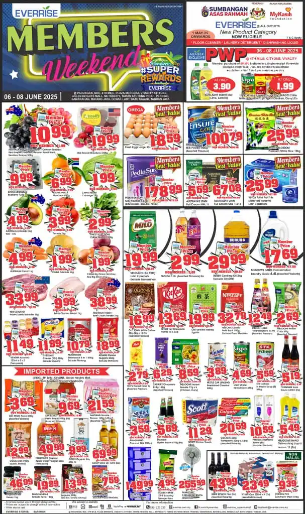 Image from Everrise: ✨🛒 MEMBERS WEEKEND from 𝟔 𝐭𝐢𝐥𝐥 𝟖 𝐉𝐮𝐧𝐞 𝟐𝟎𝟐𝟓 at 𝐚𝐥𝐥 𝐄...