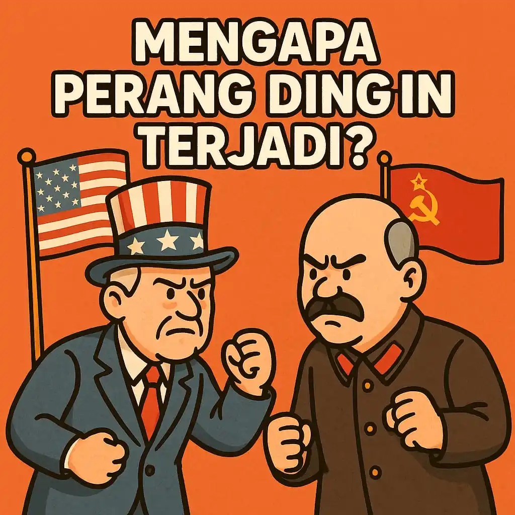 Image from Belajar | Fakta Dunia 🌏📚: *MENGAPA PERANG DINGIN TERJADI? ❄️🤷* ──────────────────── `Faktanya⁉️...