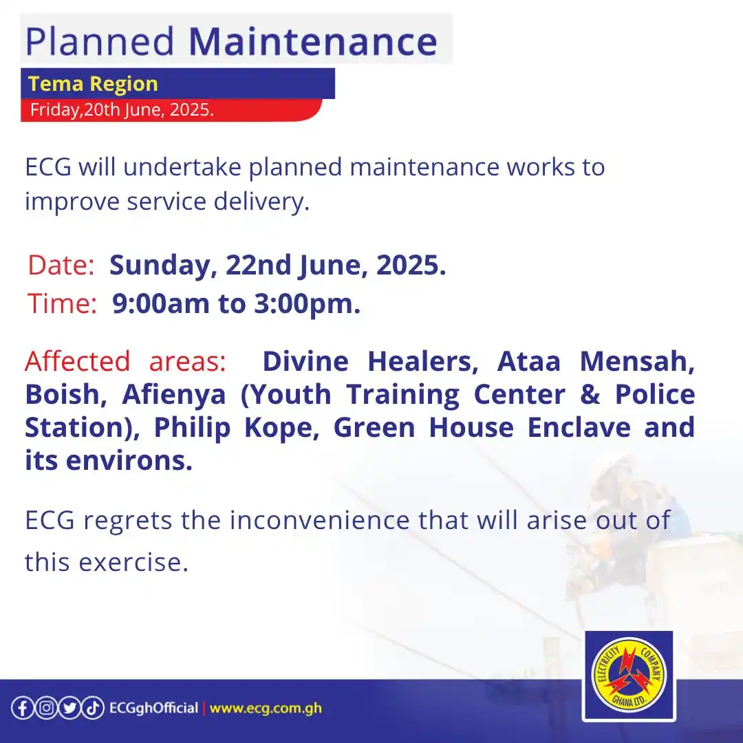 Electricity Company Of Ghana (ECG) post