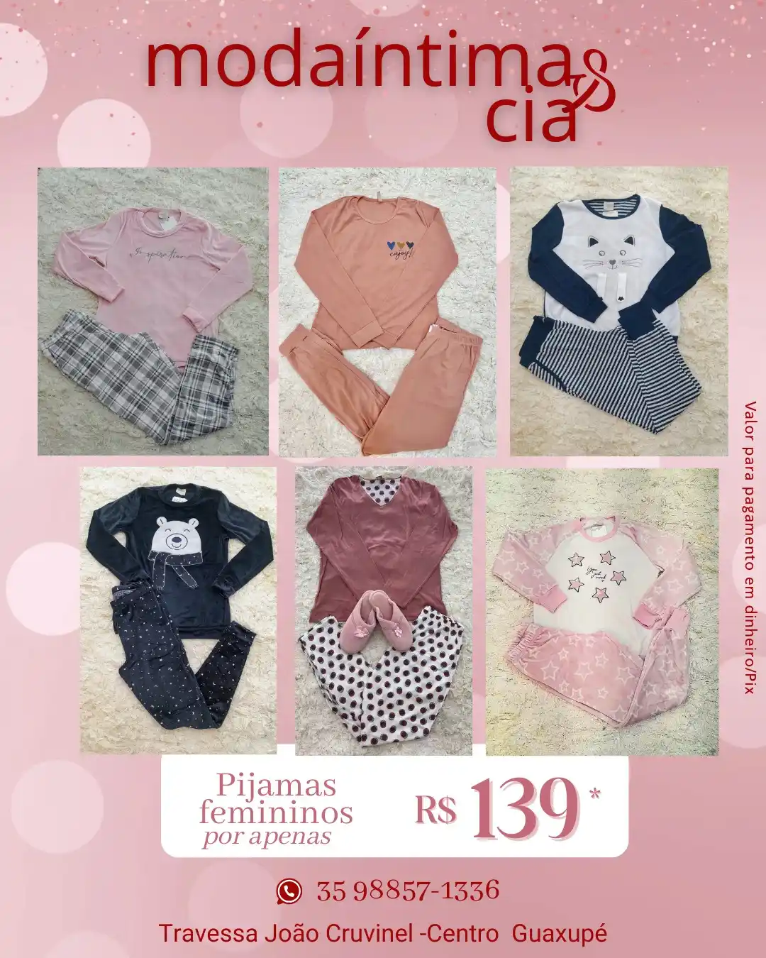 Image from JORNAL CORREIO SUDOESTE GUAXUPE MG: ✨💖 *Promoção Especial de Pijamas!* 💖✨ 🌙 Conforto e estilo para suas...