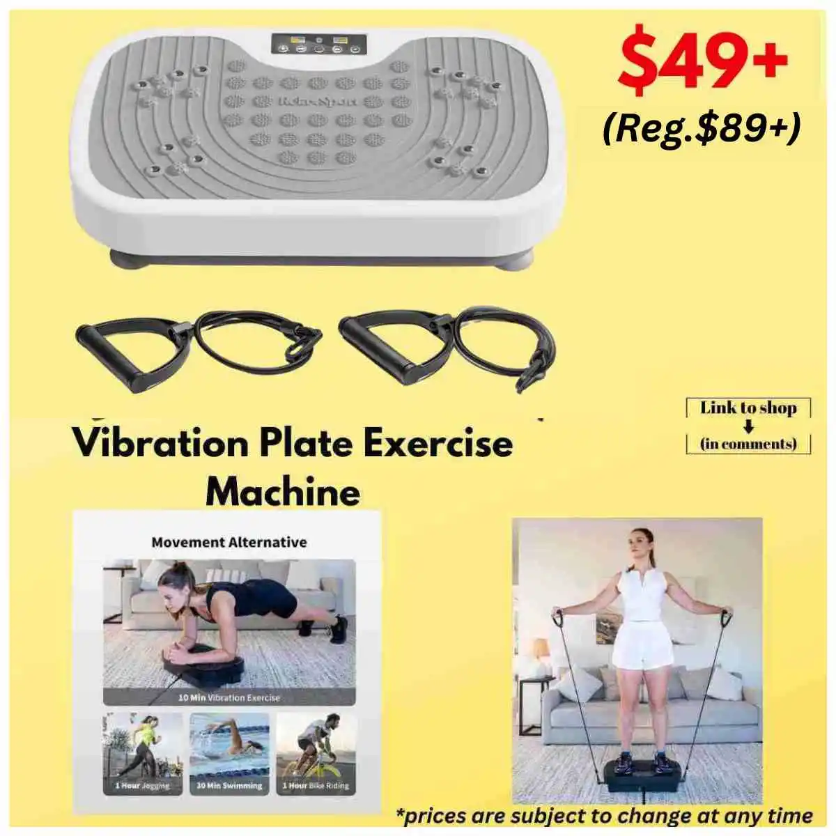 Image from Smart Savers Unite - Deals & Updates: Score a fab deal on this vibration plate exercise machine — a great wa...