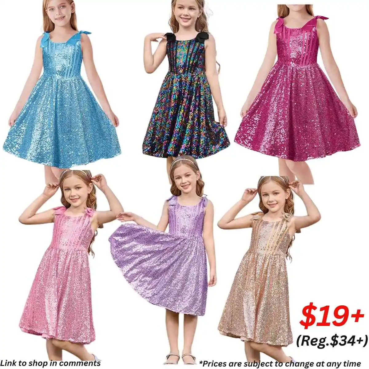 Image from Smart Savers Unite - Deals & Updates: Score FAB deal on this stunning girls’ sequin dress! (Ad) (Commission ...