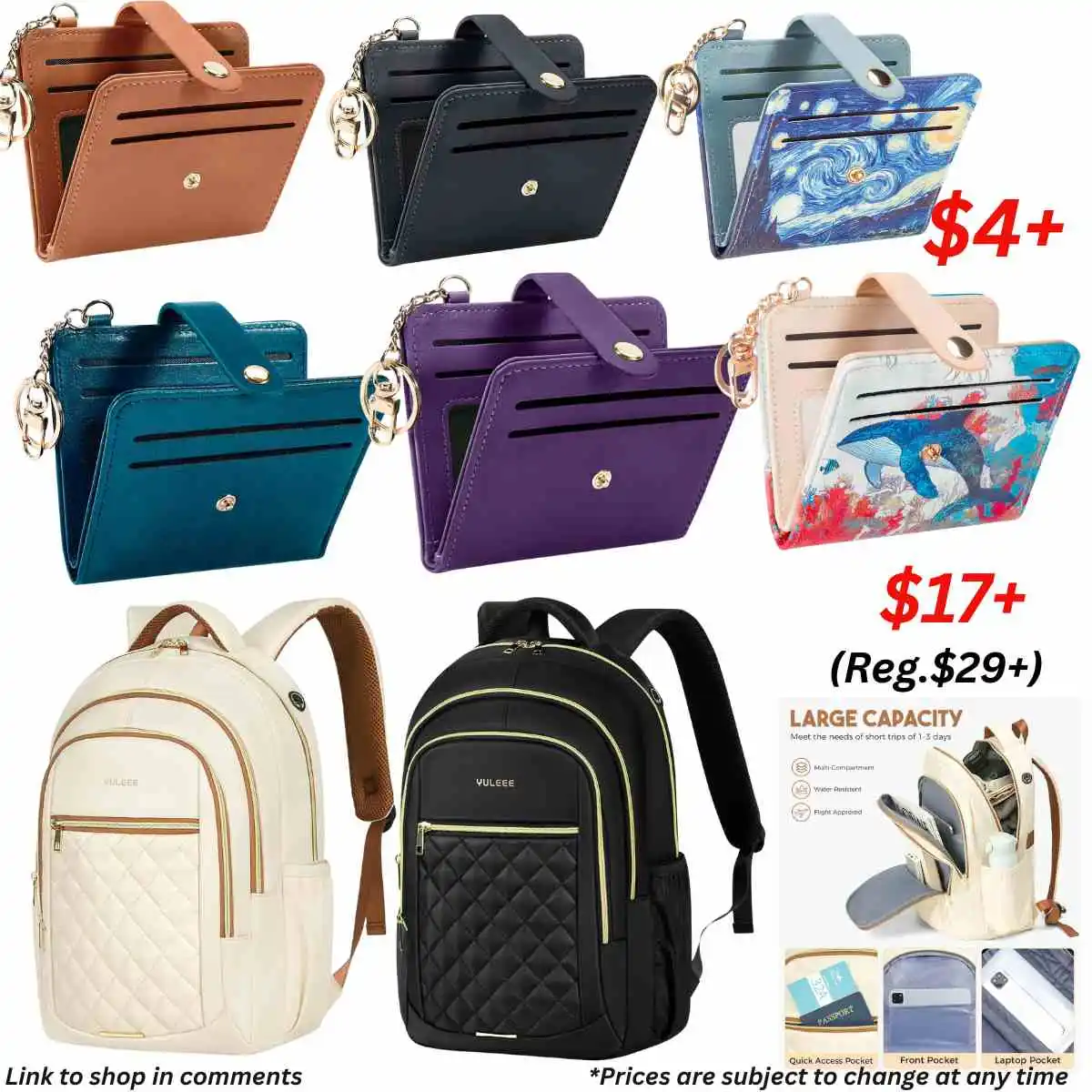 Image from Smart Savers Unite - Deals & Updates: Score FAB deal on women’s RFID blocking wallets with zipper coin and ...