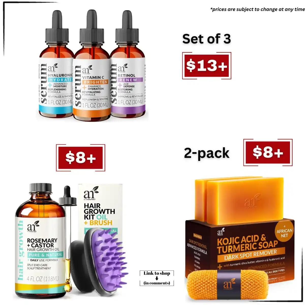Image from Smart Savers Unite - Deals & Updates: Skincare & hair care steals 👉 Anti-aging set with 3 serums 👉 Rosemar...