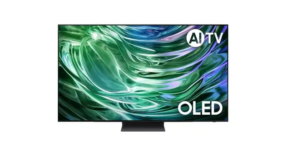 Image from Ofertas Mundo Conectado: **Smart TV Samsung 55" OLED 4K 55S90D 2024, por R$4.130,10**  🎟️Com c...