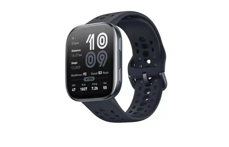Image from Ofertas Mundo Conectado: **Smartwatch Amazfit Bip 6, Gps Integrado, Alexa, AMOLED, Preto, por R...