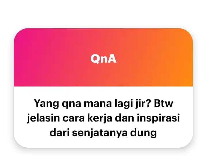 Image from RZ Gudang Wip: Sorry ini gw baru buka QnA nya. Notifnya mati njir.  Key of everything...