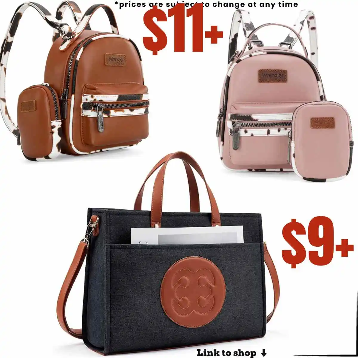 Image from Smart Savers Unite - Deals & Updates: SUPERB score on denim totes and br@nded mini backpacks! https://smarts...