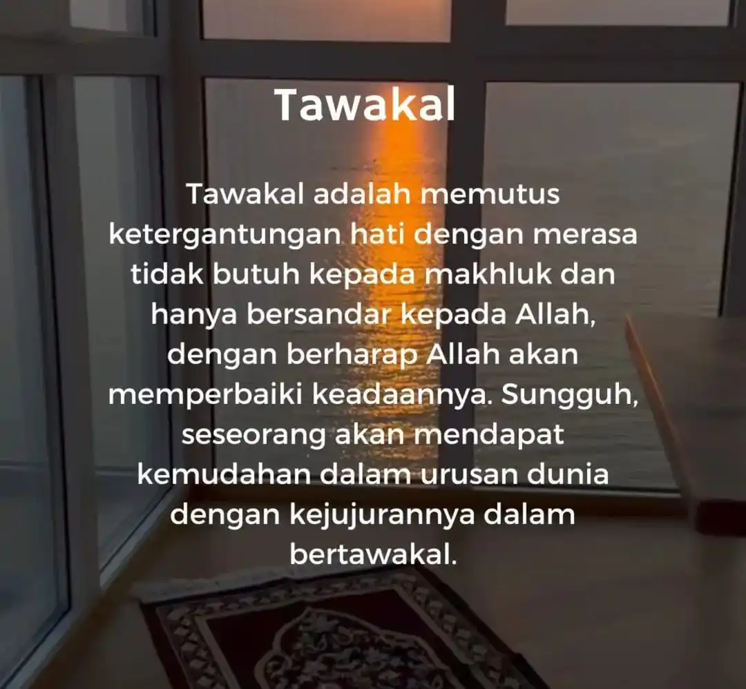 Image from Jiwausaha: TAWAKAL  https://t.me/jiwausaha02...