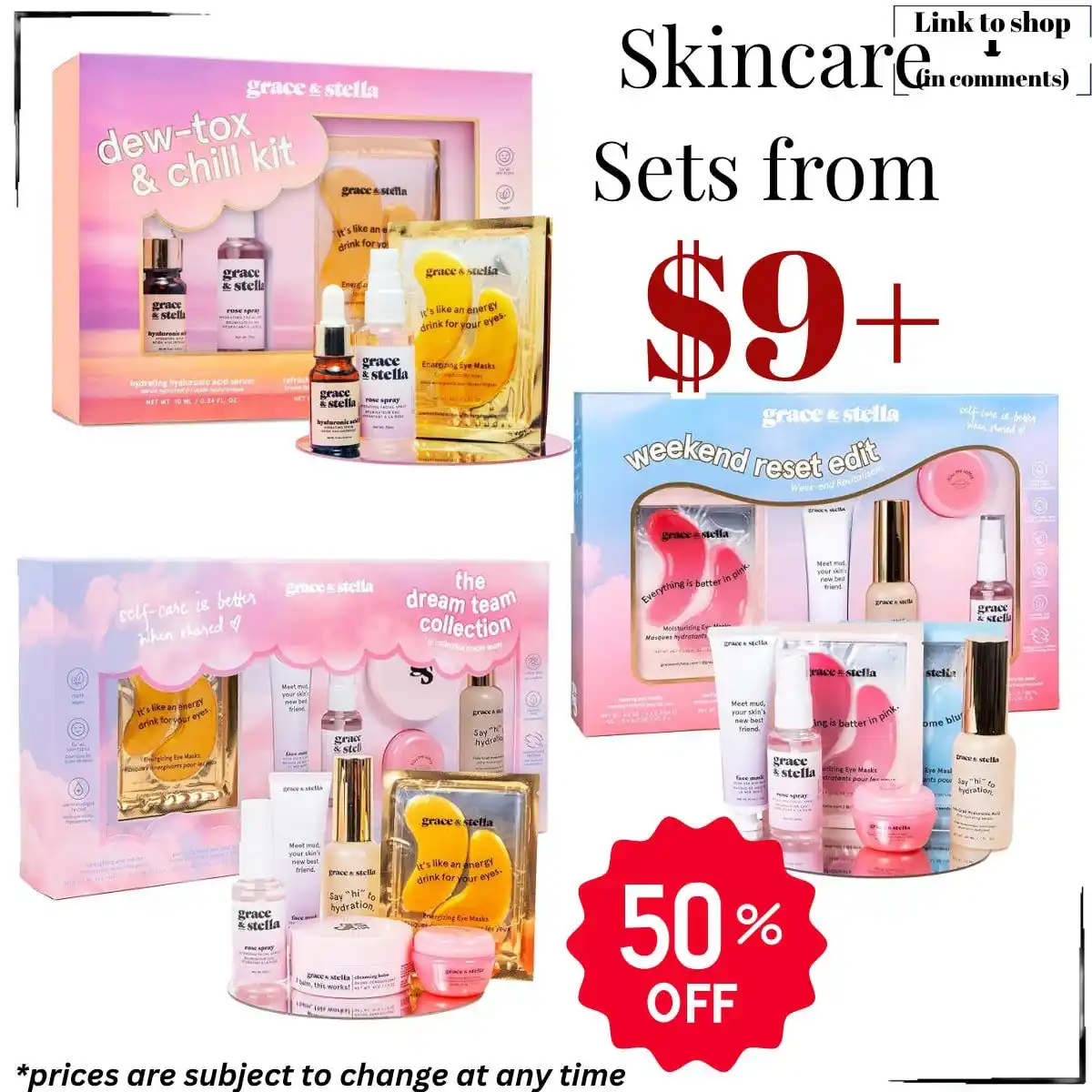 Image from Smart Savers Unite - Deals & Updates: Woohoo! Grab these popular skincare sets at 50% off! 🔗 https://smarts...