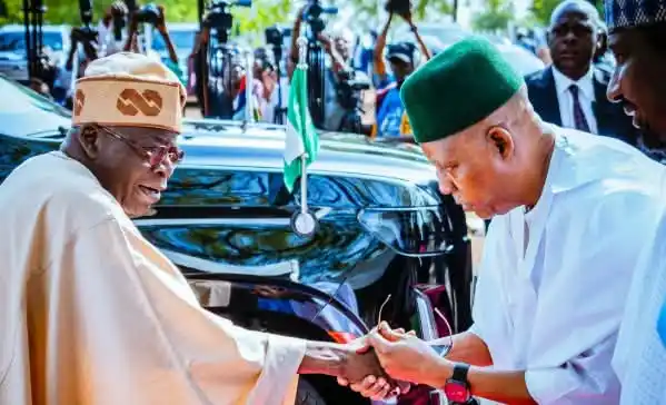 Image from PREMIUM TIMES HAUSA: 2027: AKWAI SAURAN RINA A KABA: fadar shugaban Kasa ta ce sai Tinubu y...