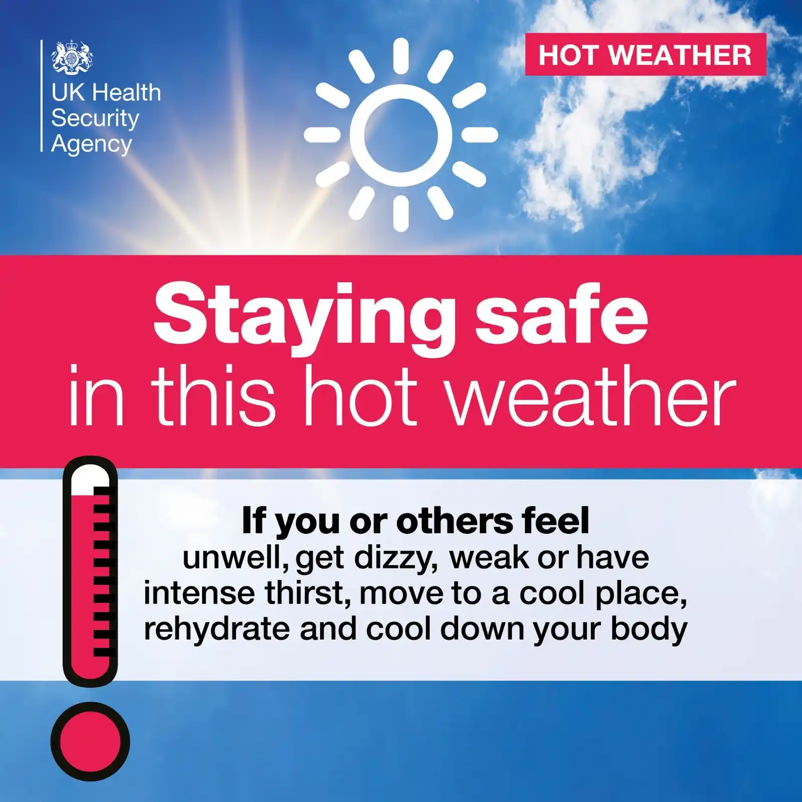 Image from Elmbridge Borough Council: ❗*Amber heat-health alert issued for the South-East*❗  An amber heat-h...