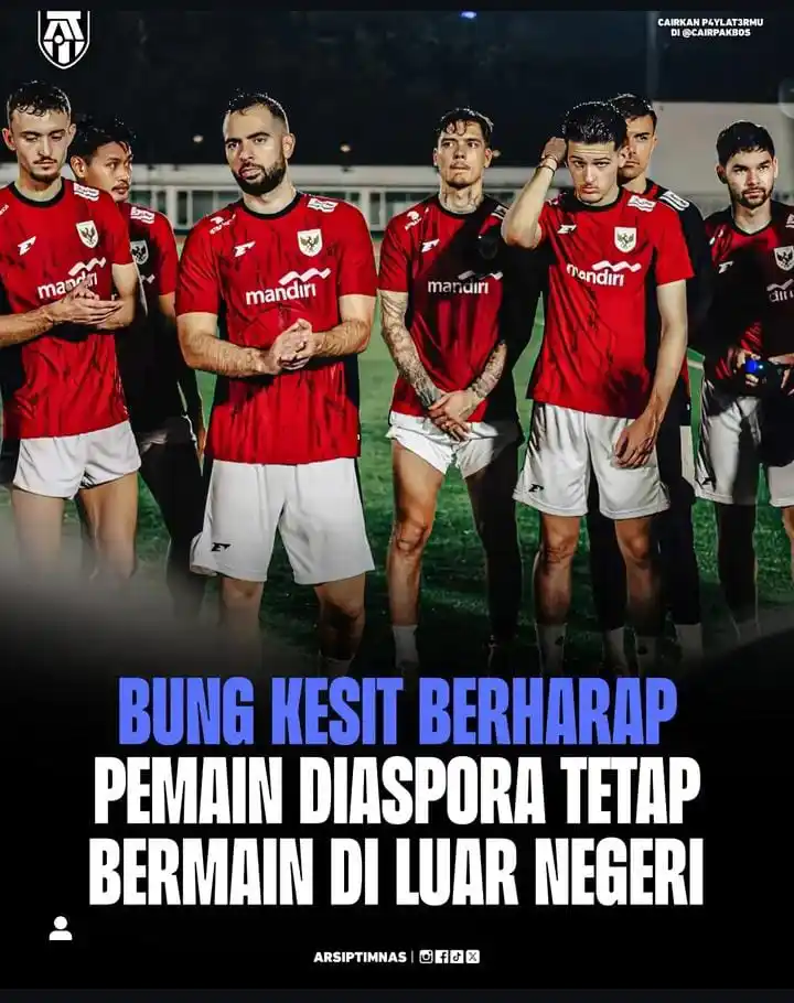Image from 𝙏𝙞𝙢𝙣𝙖𝙨_𝙘𝙤𝙧𝙚: arsiptimnas Total ada enam pemain diaspora lainnya yang sedang dalam s...
