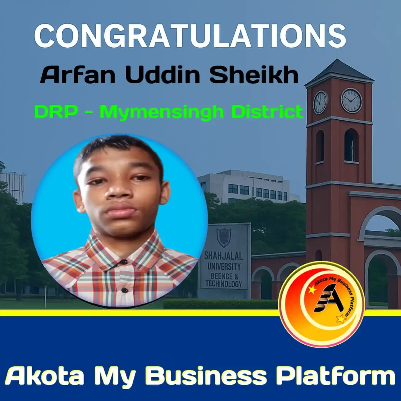 Image from Akota My Business Platform Official: 🎉Congratulations🎉  আলহামদুলিল্লাহ! একতা পরিবারের নতুন দায়িত্বপ্রাপ্ত...