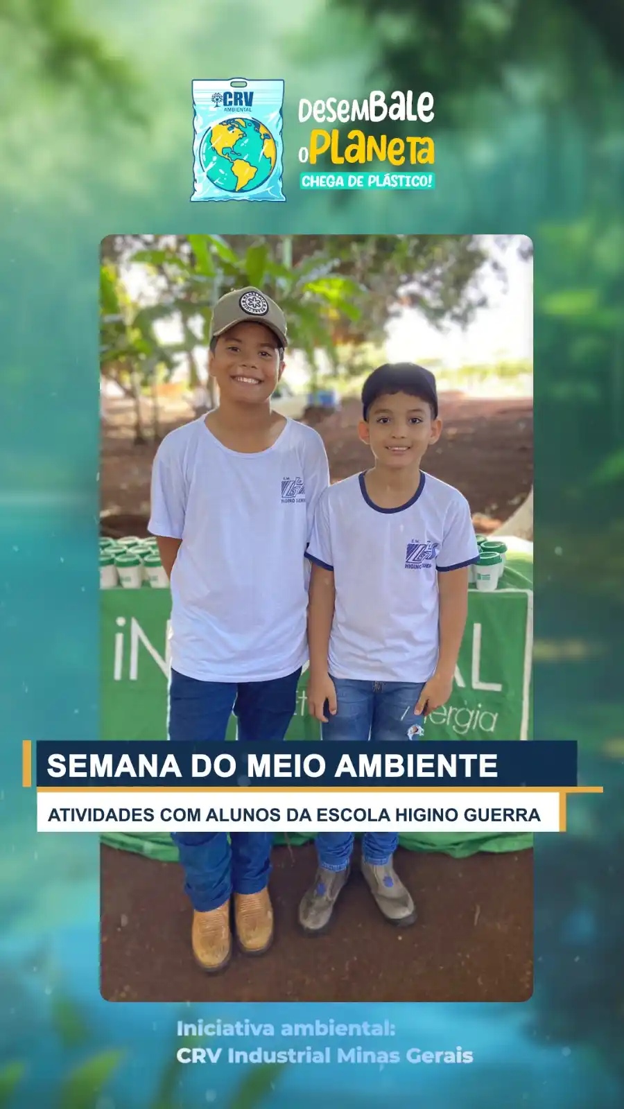 Image from Tudo Em Dia - notícias: CRV Industrial promove ações sustentáveis com alunos em celebração à S...