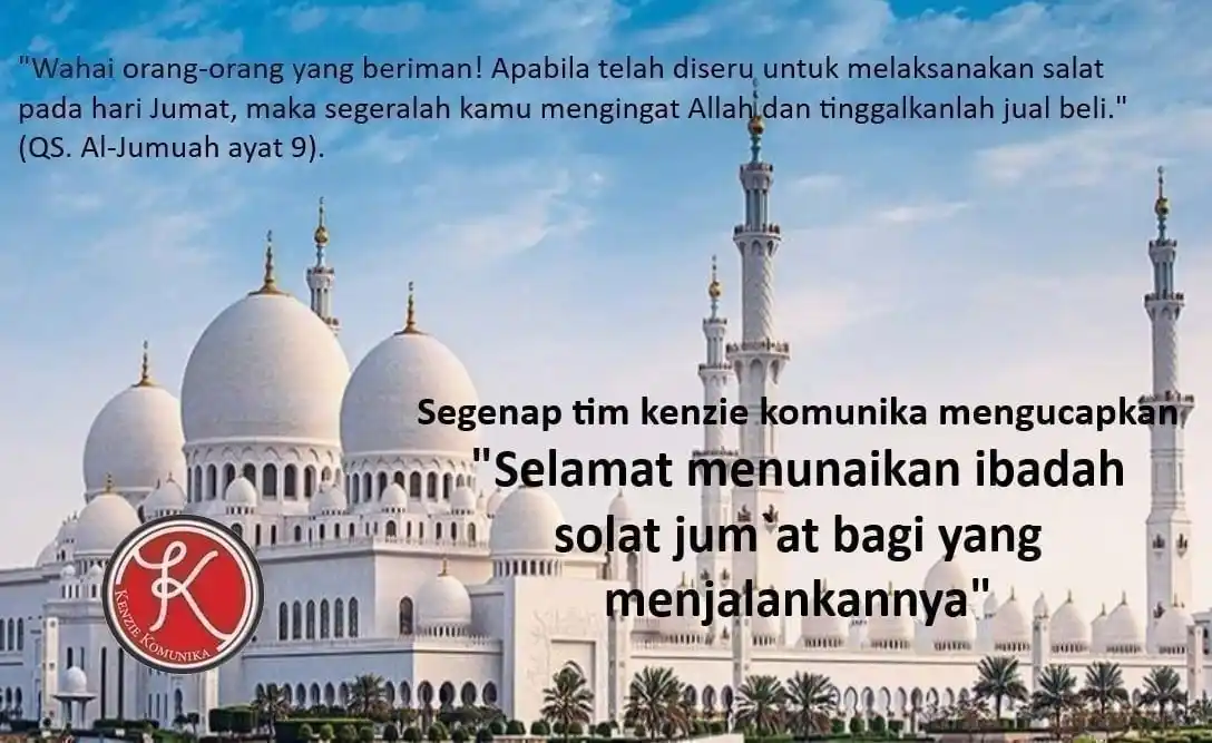 Image from Kenzie Komunika : 🧑‍💻  CS Izin Melaksanakan Ibadah Sholat Jum'at 🙏🏻         ❌Komplai...