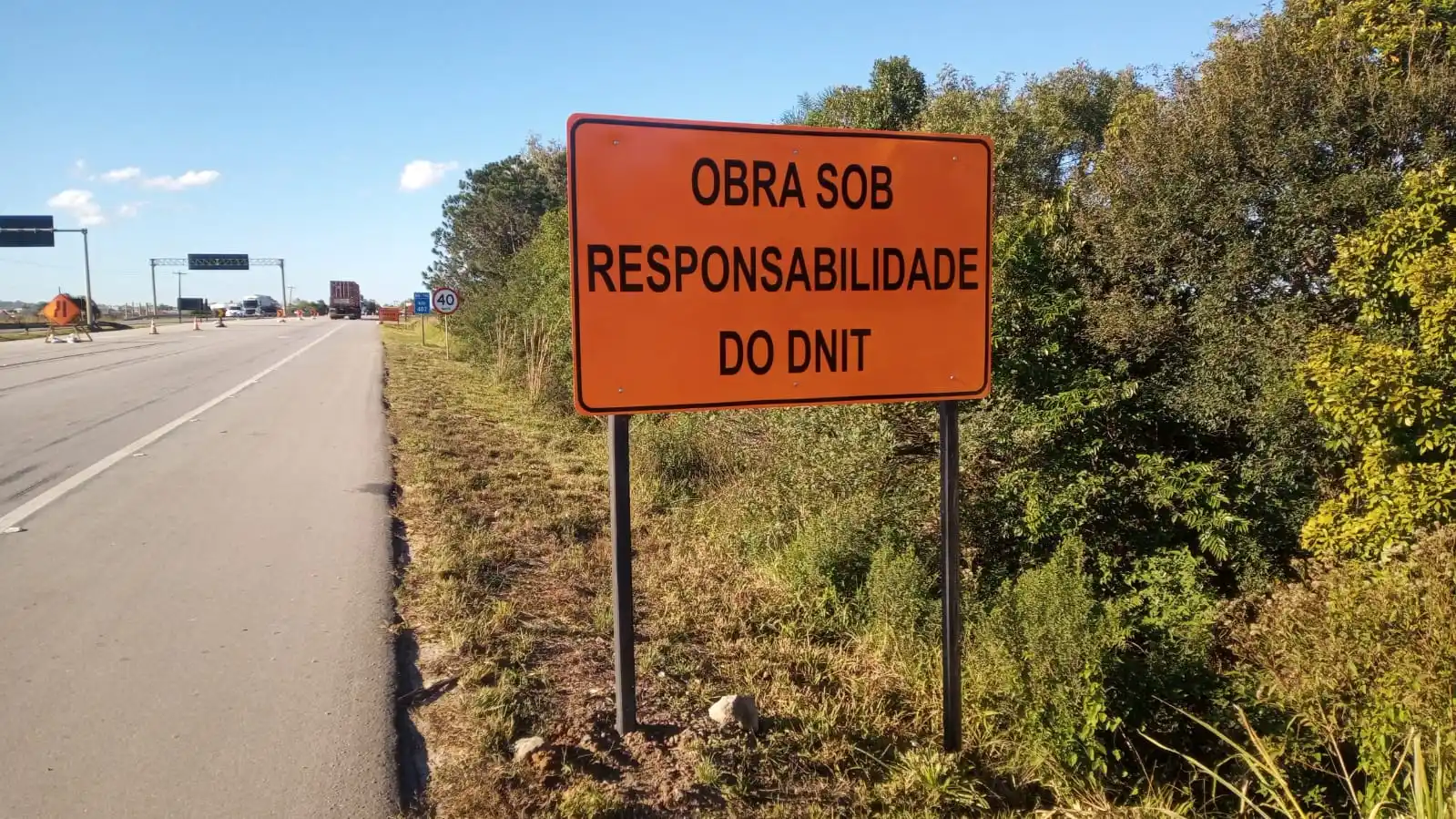 Image from Ecovias Sul | Canal no WhatsApp : *Ecovias Sul esclarece sobre obras na BR-116: duplicação é responsabil...