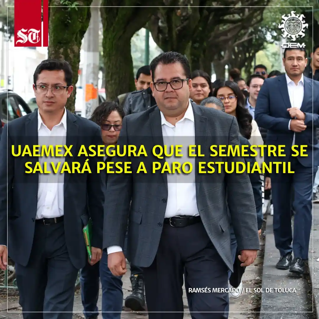 Image from El Sol de Toluca: 🗣️📣 El encargado del despacho de la Rectoría de la UAEMex, Isidro Ro...