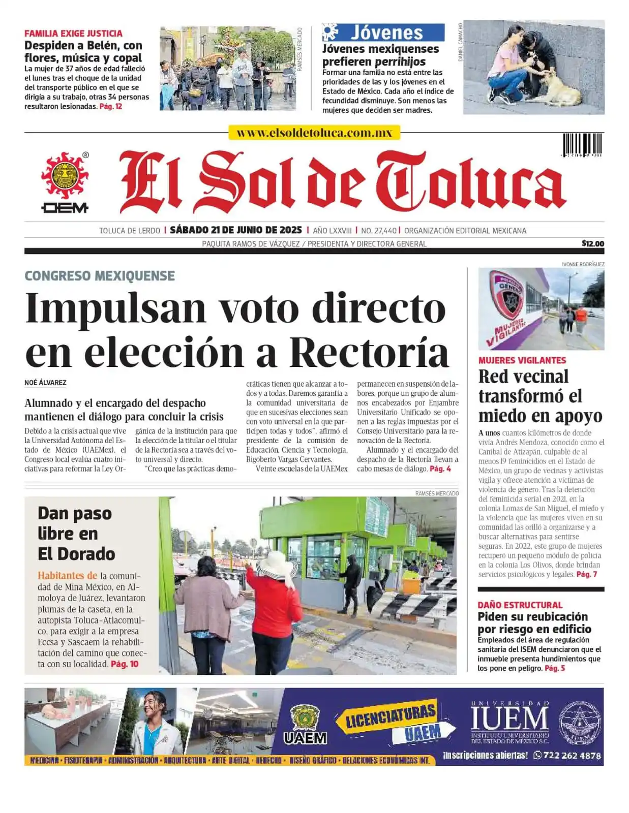 Image from El Sol de Toluca: 🌞 ¡Excelente Sábado! ☕✨ 👉 ¡Hoy no te puedes perder lo que está pasan...
